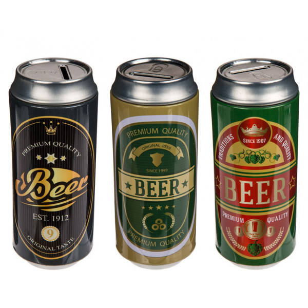 Metal piggy bank "Beer Can"