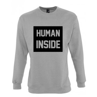 Sweatshirt "Human inside" (without hood)