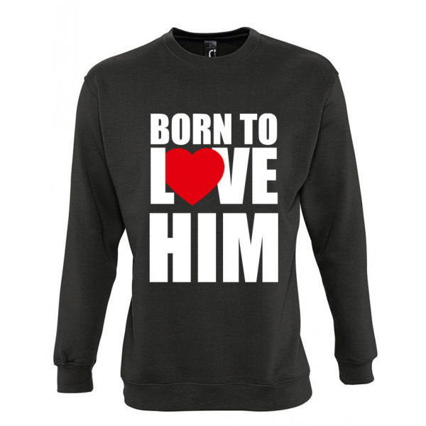 Sweatshirt set "Born to love" (without hood) Sweatshirt set "Born to love" (without hood)