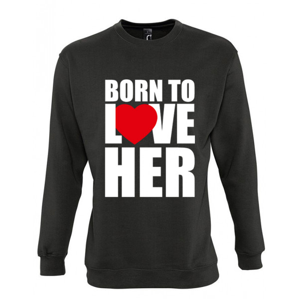 Sweatshirt set "Born to love" (without hood) Sweatshirt set "Born to love" (without hood)