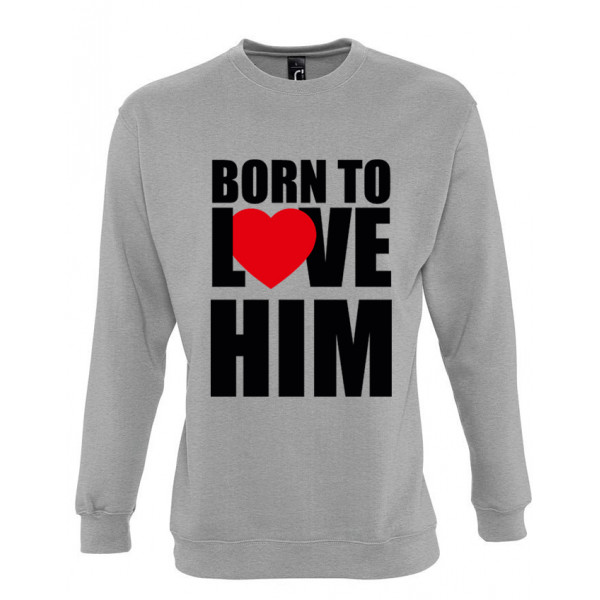 Sweatshirt set "Born to love" (without hood) Sweatshirt set "Born to love" (without hood)