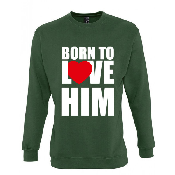 Sweatshirt set "Born to love" (without hood) Sweatshirt set "Born to love" (without hood)