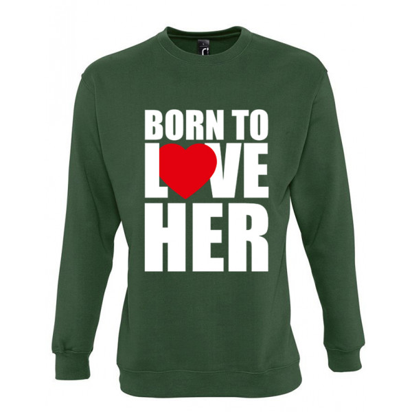 Sweatshirt set "Born to love" (without hood) Sweatshirt set "Born to love" (without hood)