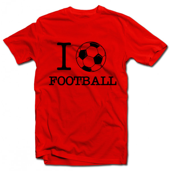T-shirt "I love football" T-shirt "I love football"