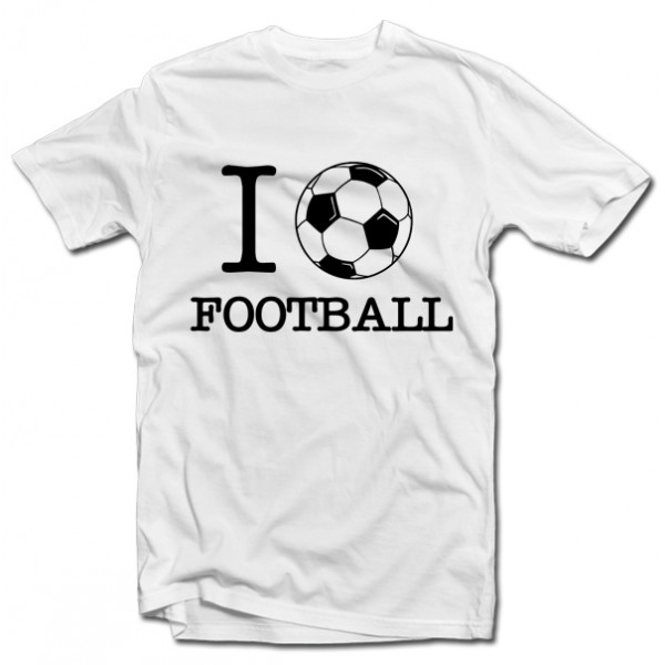 T-shirt "I love football" T-shirt "I love football"