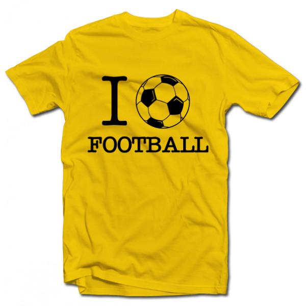 T-shirt "I love football" T-shirt "I love football"