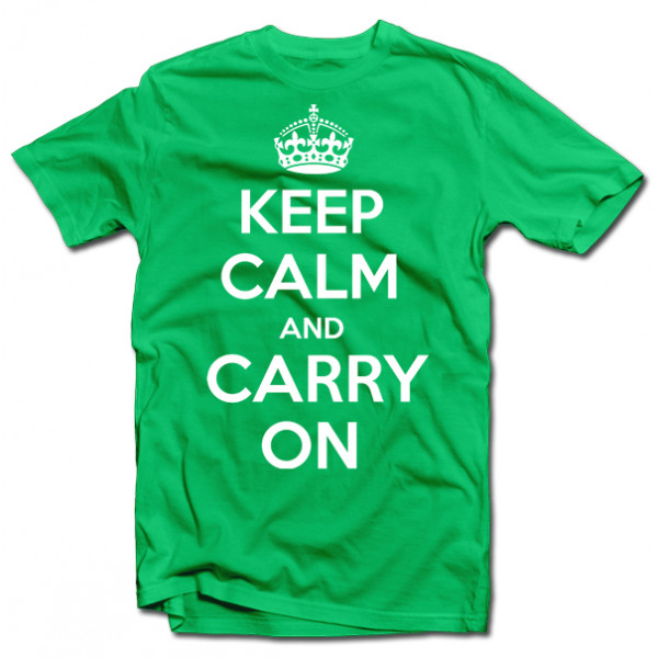 T-shirt "KEEP CALM AND CARRY ON" T-shirt "KEEP CALM AND CARRY ON"