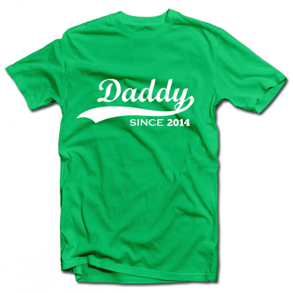 T-shirt "Daddy since" with your selected year