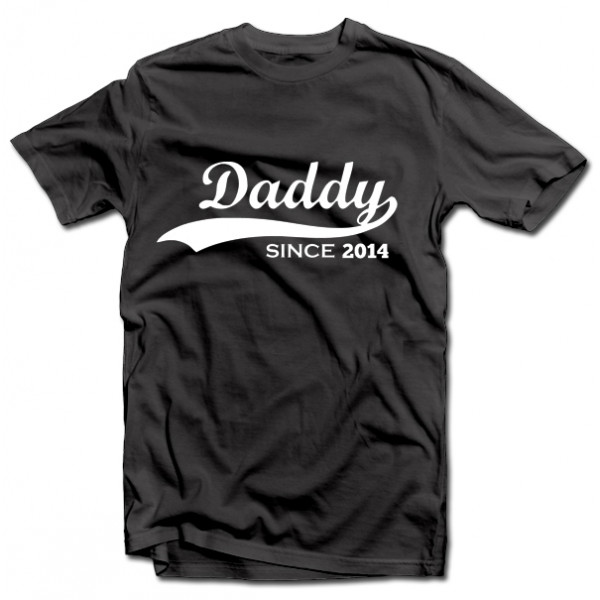 T-shirt "Daddy since" with your selected year