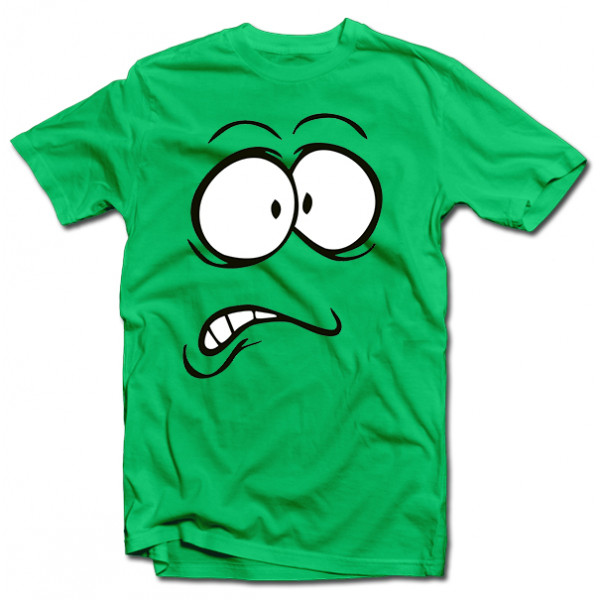 T-shirt "Scared face"