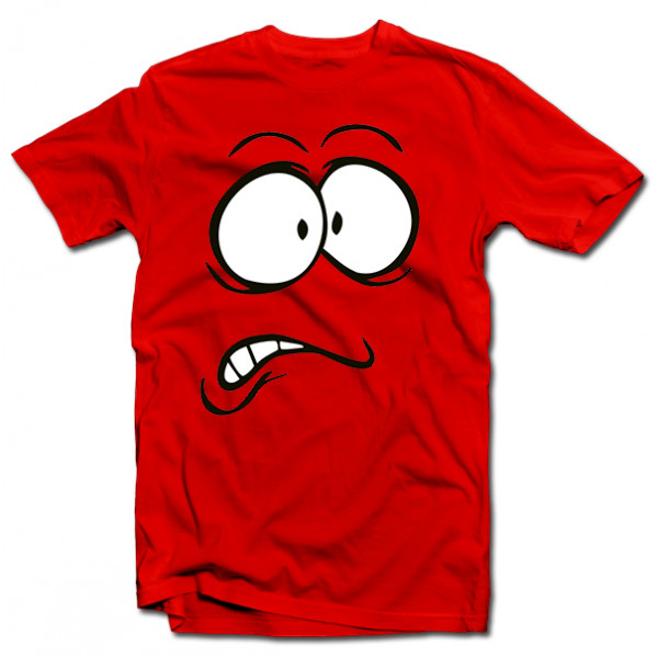 T-shirt "Scared face"