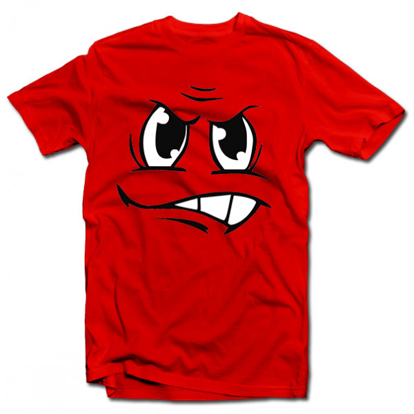 T-shirt "Angry face" T-shirt "Angry face"