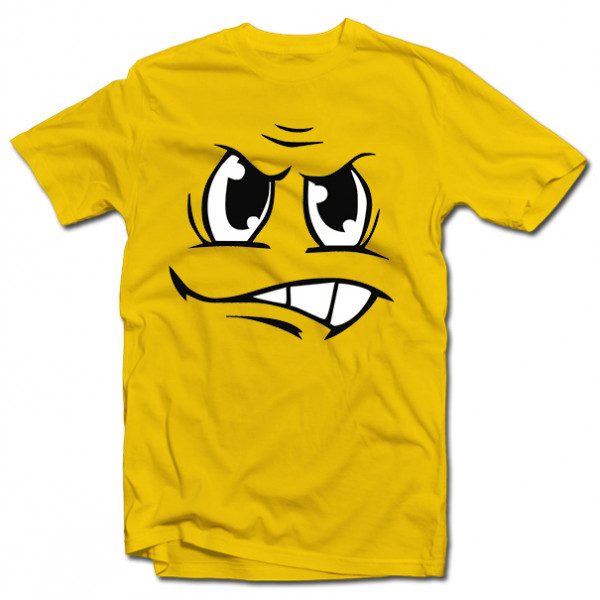 T-shirt "Angry face" T-shirt "Angry face"