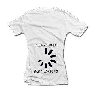 Women's T-shirt "Baby loading"