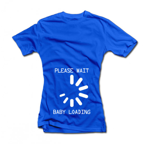 Women's T-shirt "Baby loading" Women's T-shirt "Baby loading"