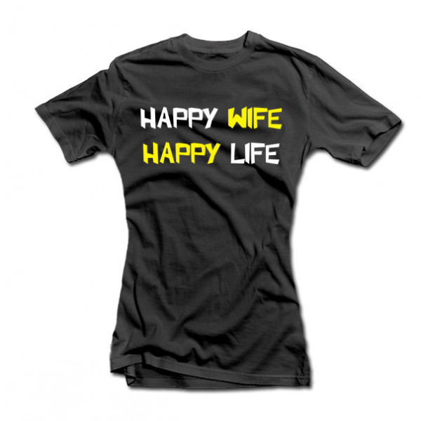 Women's T-shirt "Happy wife" Women's T-shirt "Happy wife"