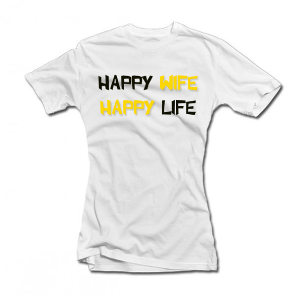 Women's T-shirt "Happy wife" Women's T-shirt "Happy wife"