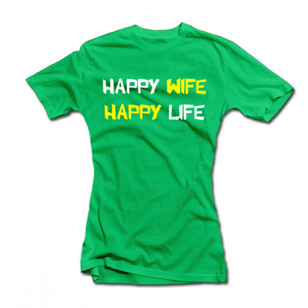 Women's T-shirt "Happy wife" Women's T-shirt "Happy wife"