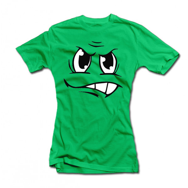 Women's T-shirt "Angry face" Women's T-shirt "Angry face"