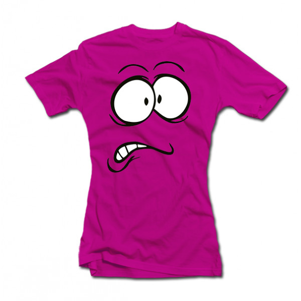 Women's T-shirt "Scared face" Women's T-shirt "Scared face"