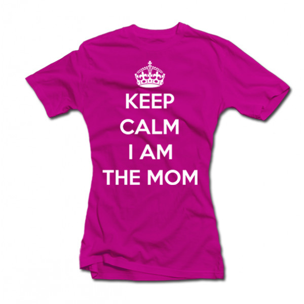 Women's T-shirt "Keep calm I am the mom" Women's T-shirt "Keep calm I am the mom"