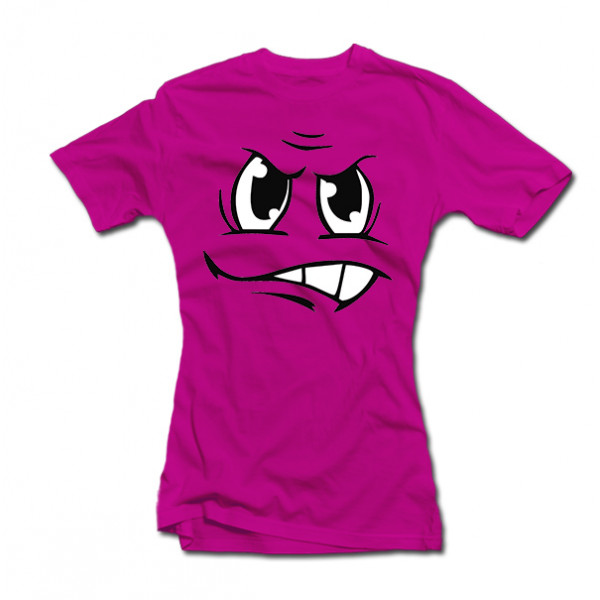 Women's T-shirt "Angry face" Women's T-shirt "Angry face"