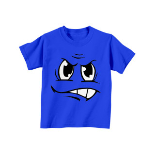 Kids' T-shirt "Angry face"