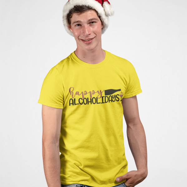 T-shirt "Happy alcoholidays" T-shirt "Happy alcoholidays"