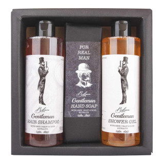 Gift set "Gentleman" (shower gel 250ml + soap 145g + shampoo 250ml)