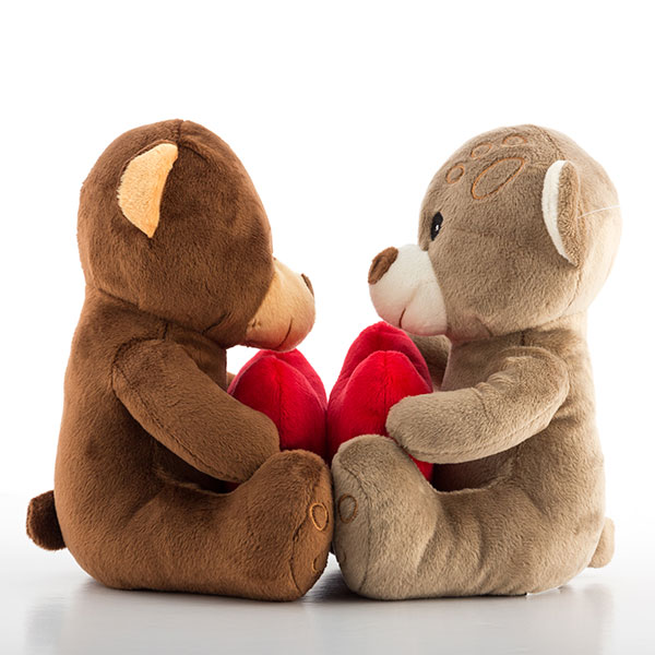 Plush teddy bear with heart Plush teddy bear with heart