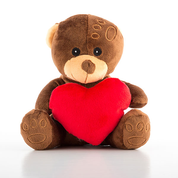 Plush teddy bear with heart Plush teddy bear with heart