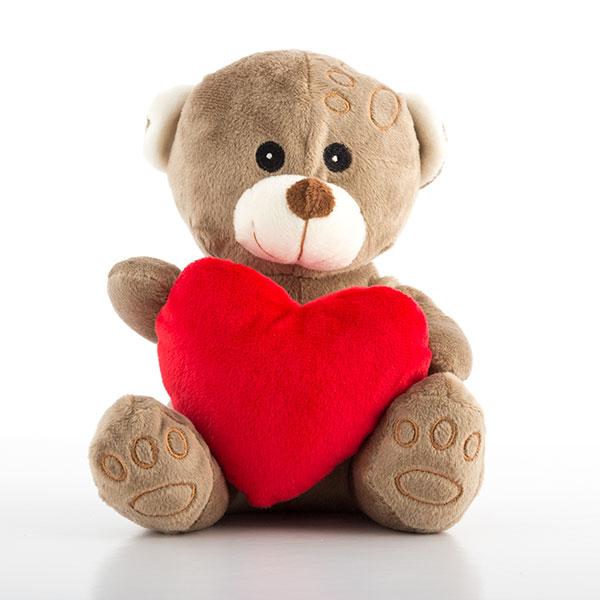 Plush teddy bear with heart Plush teddy bear with heart