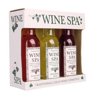 Cosmetic Gift Set "WINE SPA" (Shower Gel 200ml + Shampoo 200ml + Bath Foam 200ml)