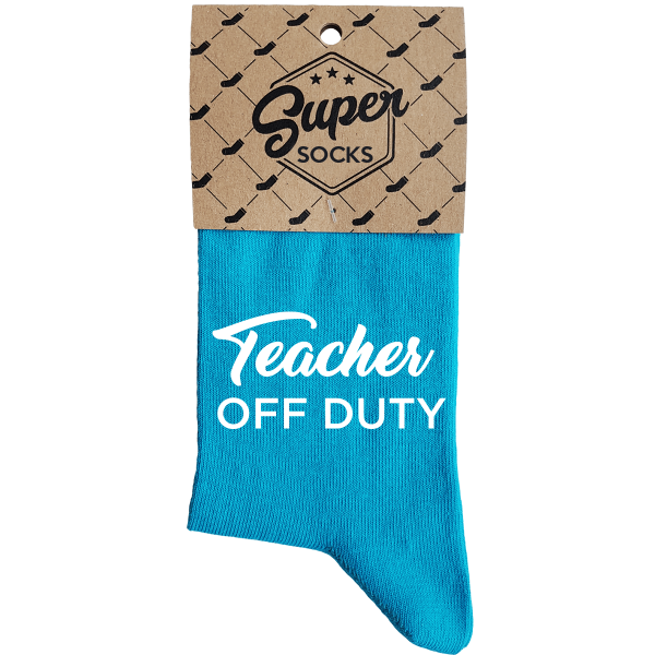 Women's socks „Teacher off duty“ Women's socks „Teacher off duty“