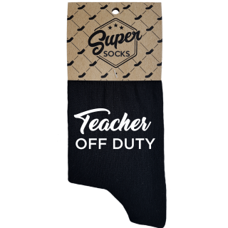 Women's socks „Teacher off duty“