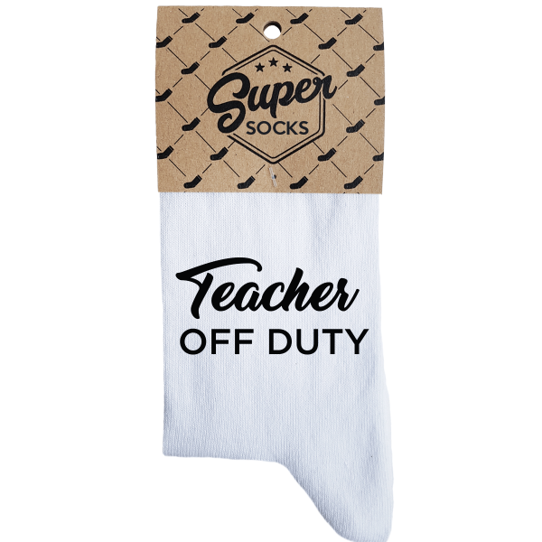 Women's socks „Teacher off duty“ Women's socks „Teacher off duty“