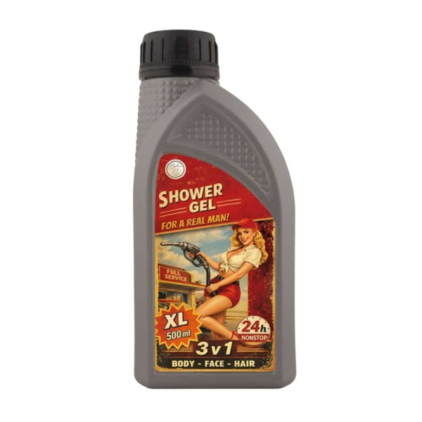 Men’s Gift Set "Garage Shower Set" – 500 ml Shower Gel and 250 ml Shower Oil