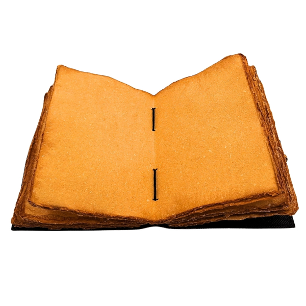 Leather Notebook "Tree and Moon"