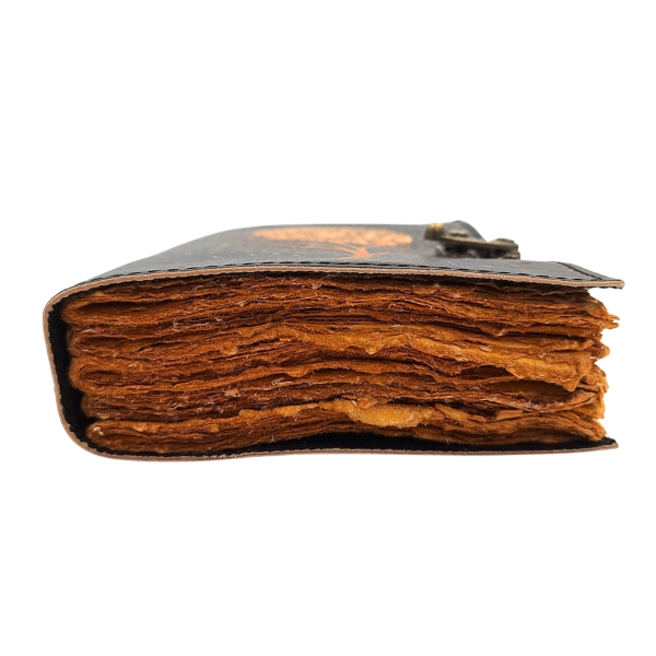 Leather Notebook "Tree and Moon"