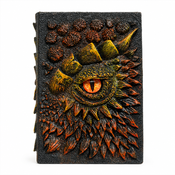 Notebook with a 3D Dragon Eye "The Dark Book"