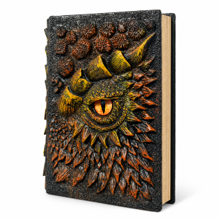 Notebook with a 3D Dragon Eye "The Dark Book"