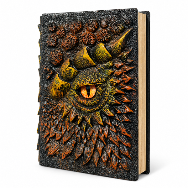 Notebook with a 3D Dragon Eye "The Dark Book"