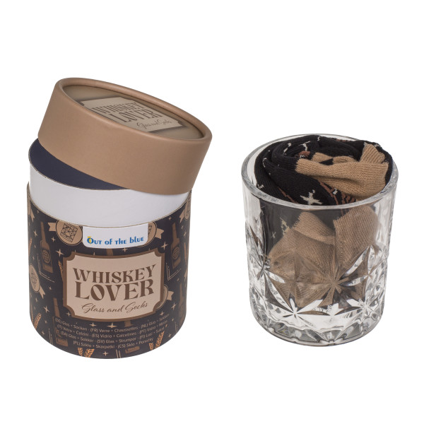 Gift set "Drinks" (glass + socks)