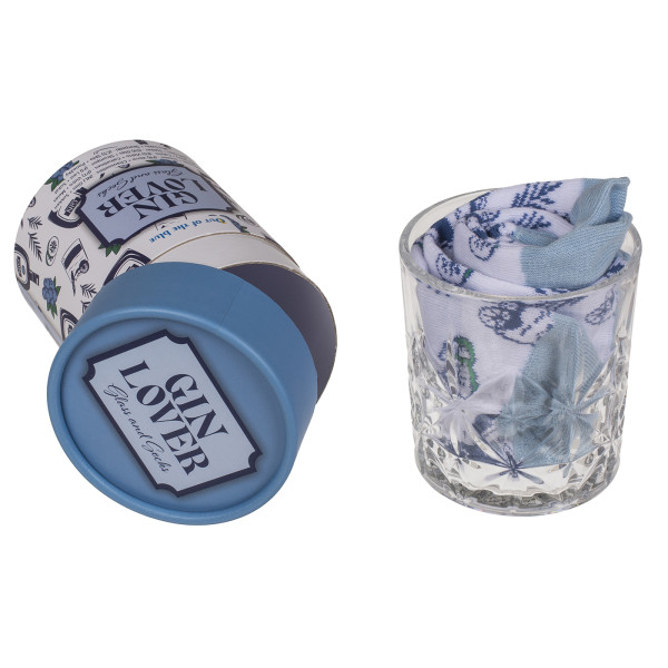 Gift set "Drinks" (glass + socks)