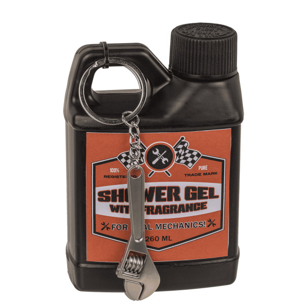 Universal Shower Gel for Men "Motor Oil" (260 ml) + Keychain Universal Shower Gel for Men "Motor Oil" (260 ml) + Keychain