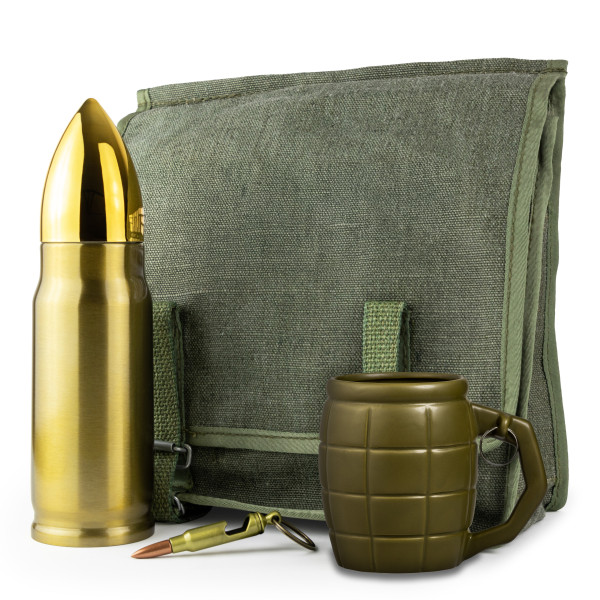 Military-Themed Gift Set "Bullet & Grenade"