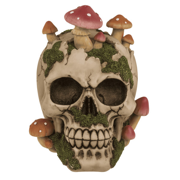 Skull-Shaped Money Box "Mushroom" Skull-Shaped Money Box "Mushroom"
