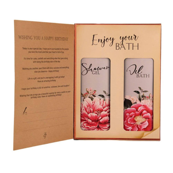 Cosmetic Set "Birthday Book" (2 x 250 ml)