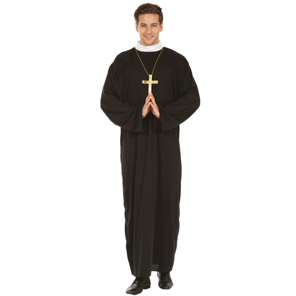 Universal adult costume "Priest" (one size)