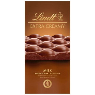 LINDT Extra Creamy Milk Chocolate, 80g